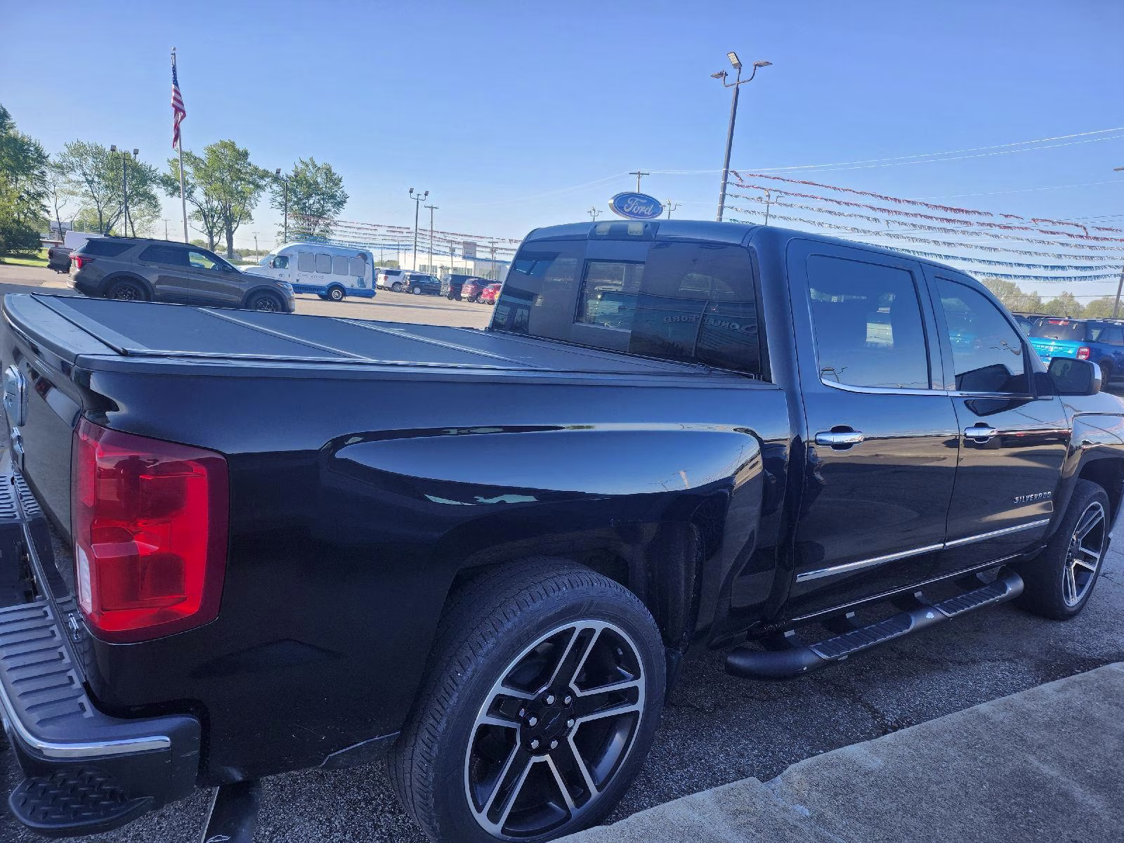 2016 Black Chevrolet Silverado 1500 LTZ 4X4 Truck