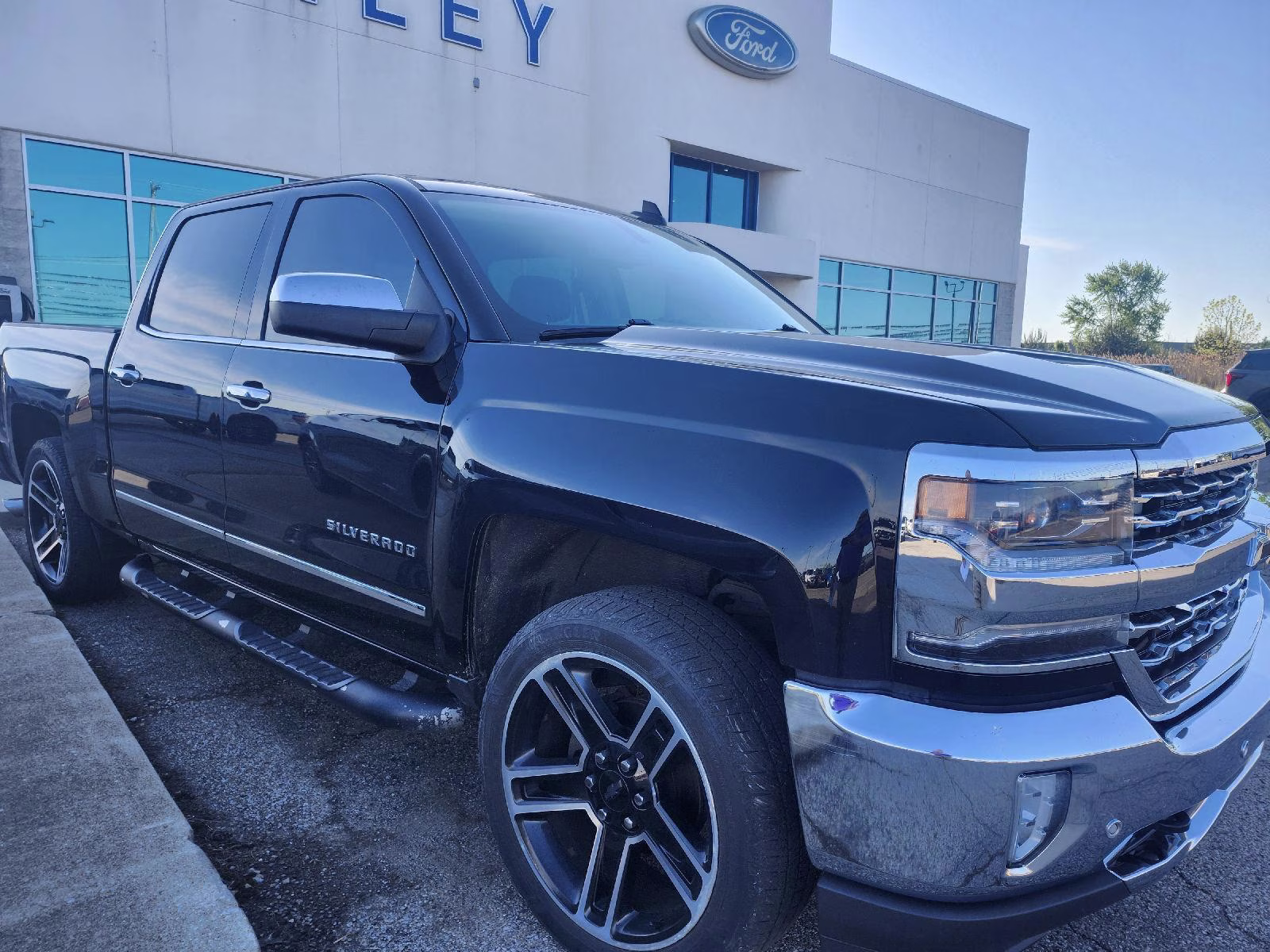 2016 Black Chevrolet Silverado 1500 LTZ 4X4 Truck