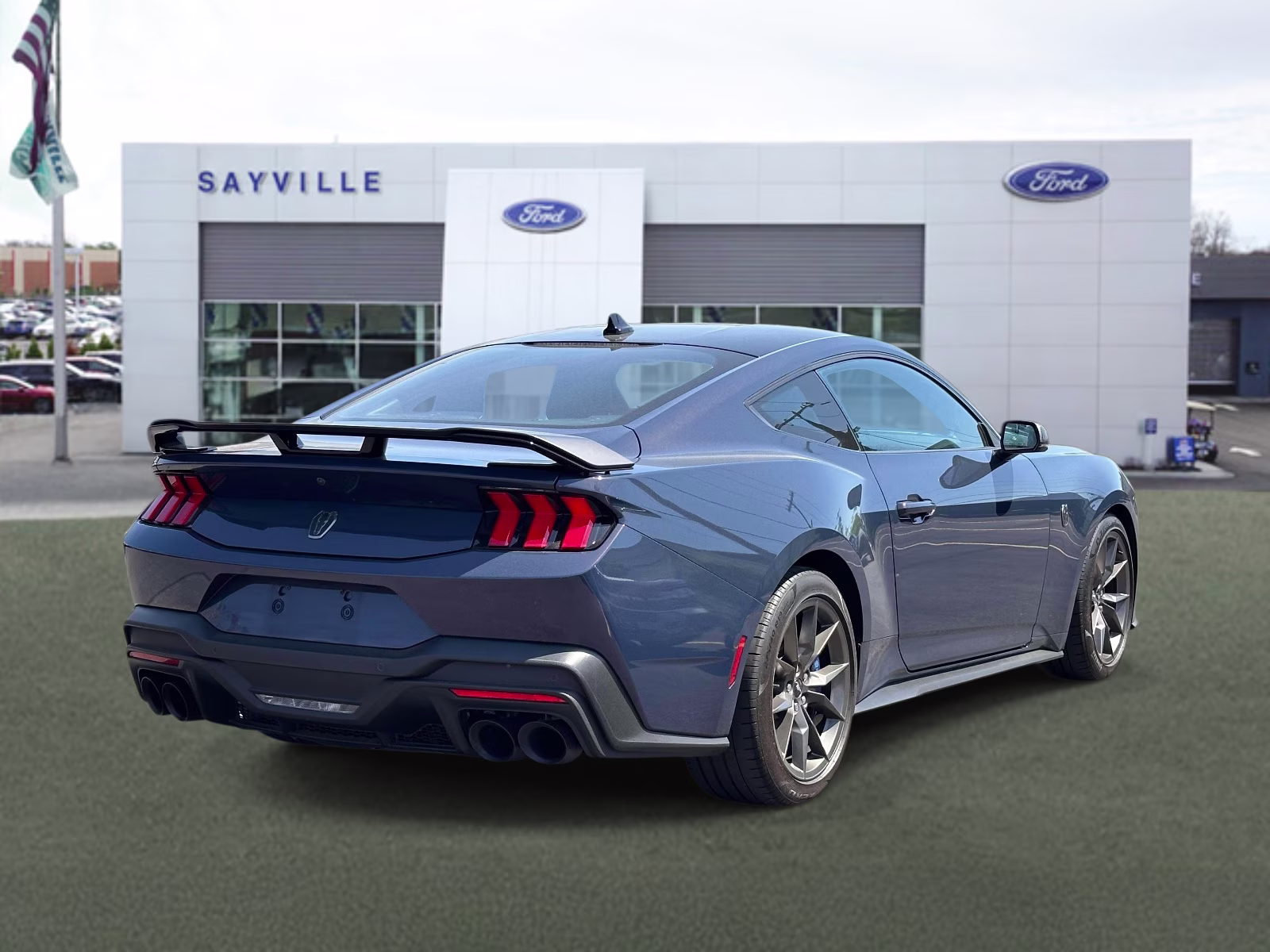 2024 Blue Ember Metallic Ford Mustang Dark Horse Fastback RWD Sedan