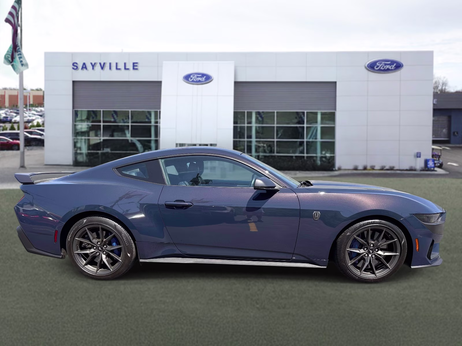 2024 Blue Ember Metallic Ford Mustang Dark Horse Fastback RWD Sedan