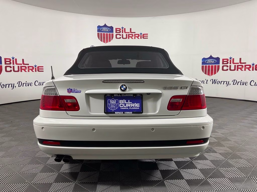 2005 White BMW 3 Series 325Ci RWD Convertible