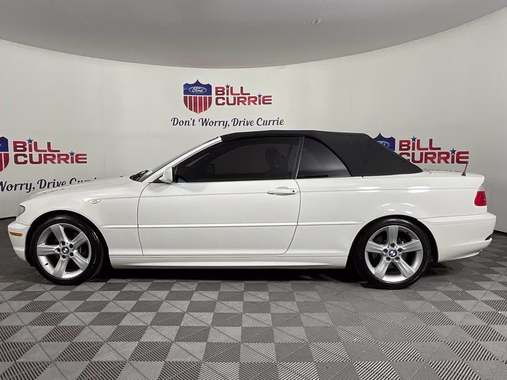2005 White BMW 3 Series 325Ci RWD Convertible