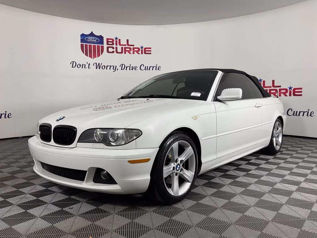 2005 White BMW 3 Series 325Ci RWD Convertible