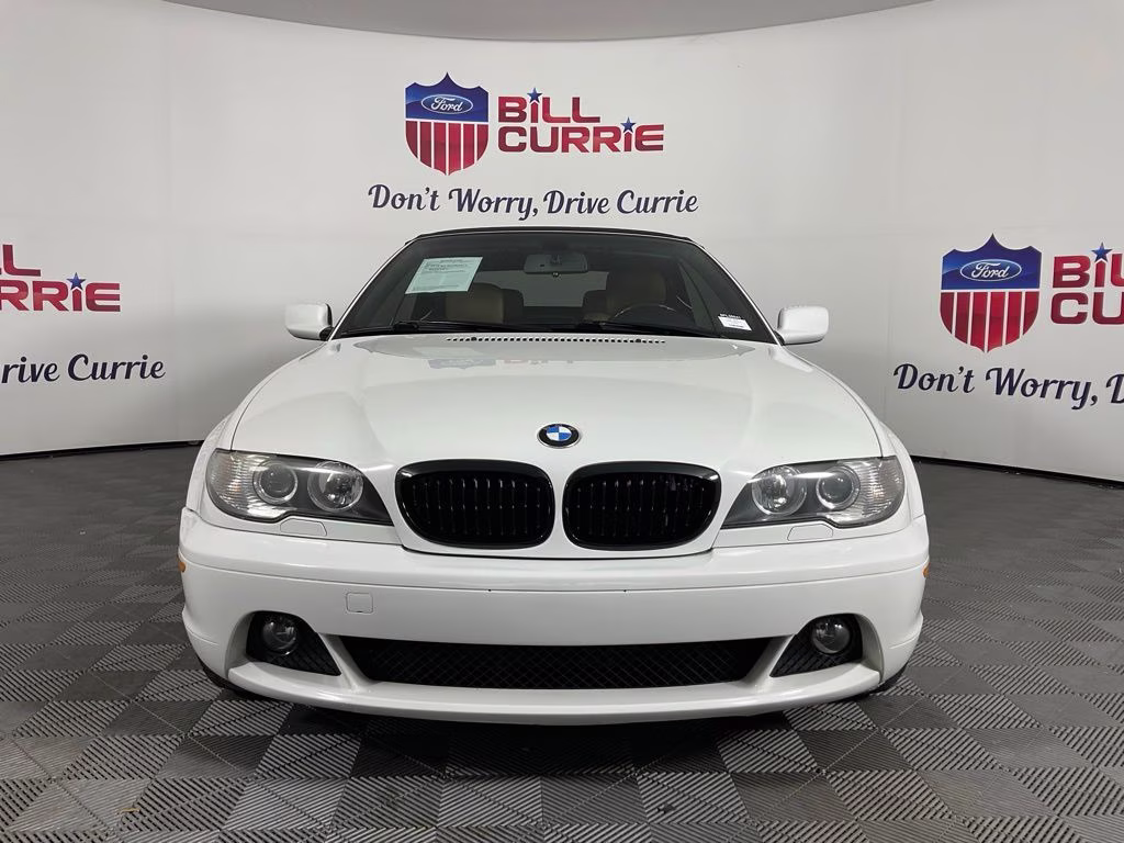 2005 White BMW 3 Series 325Ci RWD Convertible