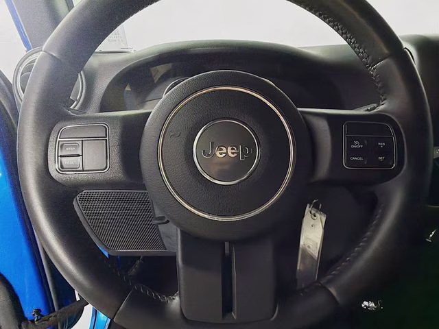 2015 Hydro Blue Pearl Coat Jeep Wrangler Sahara 4X4 SUV