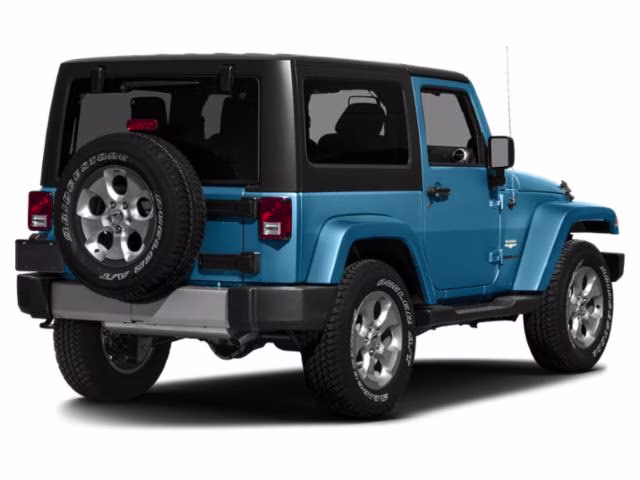 2015 Hydro Blue Pearl Coat Jeep Wrangler Sahara 4X4 SUV
