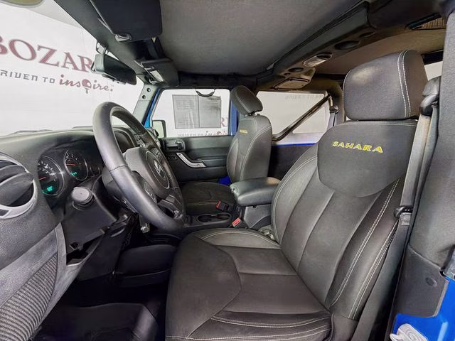 2015 Hydro Blue Pearl Coat Jeep Wrangler Sahara 4X4 SUV