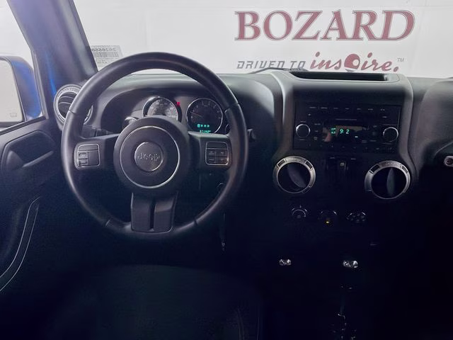 2015 Hydro Blue Pearl Coat Jeep Wrangler Sahara 4X4 SUV