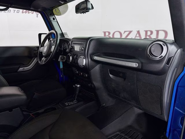 2015 Hydro Blue Pearl Coat Jeep Wrangler Sahara 4X4 SUV
