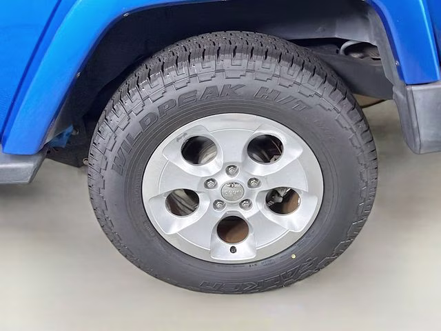 2015 Hydro Blue Pearl Coat Jeep Wrangler Sahara 4X4 SUV