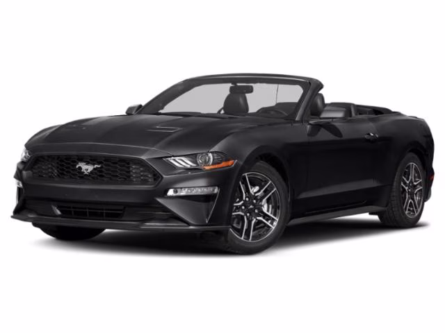 2018 Shadow Black Ford Mustang EcoBoost Premium RWD Convertible