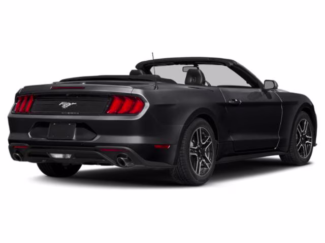 2018 Shadow Black Ford Mustang EcoBoost Premium RWD Convertible
