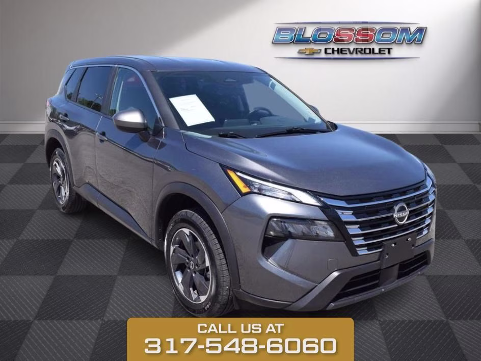 2025 Gun Metallic Nissan Rogue SV FWD SUV