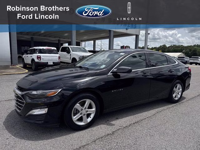 2020 Black Metallic Chevrolet Malibu LS FWD Sedan