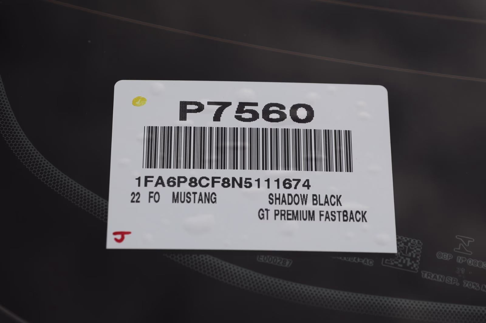 2022 Shadow Black Ford Mustang GT Premium RWD Fastback