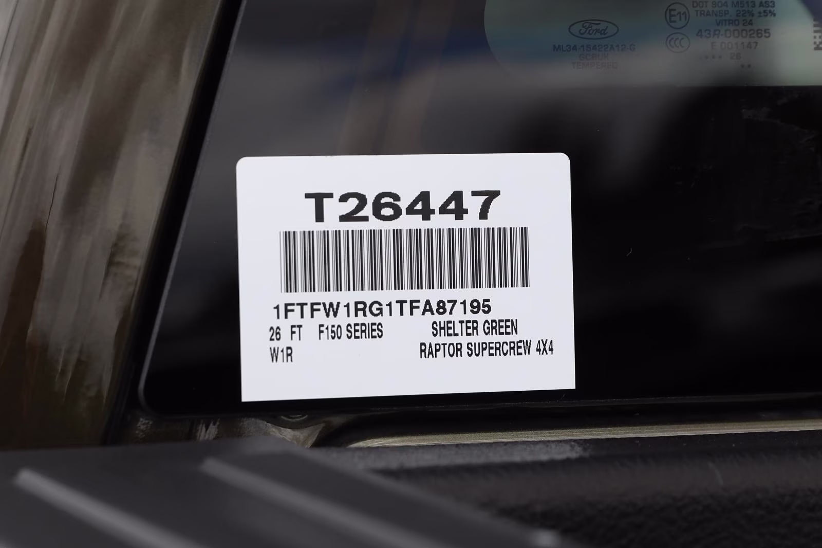 2026 Shelter Green Ford F-150 Raptor 4X4 Truck