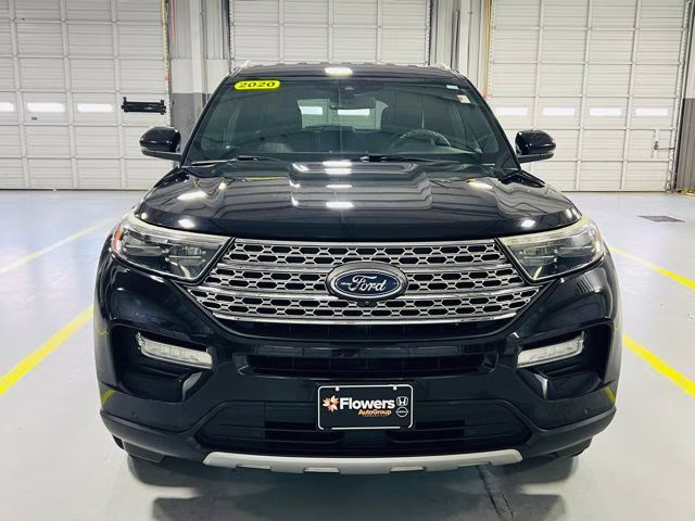 2020 Black Metallic Ford Explorer Limited RWD SUV