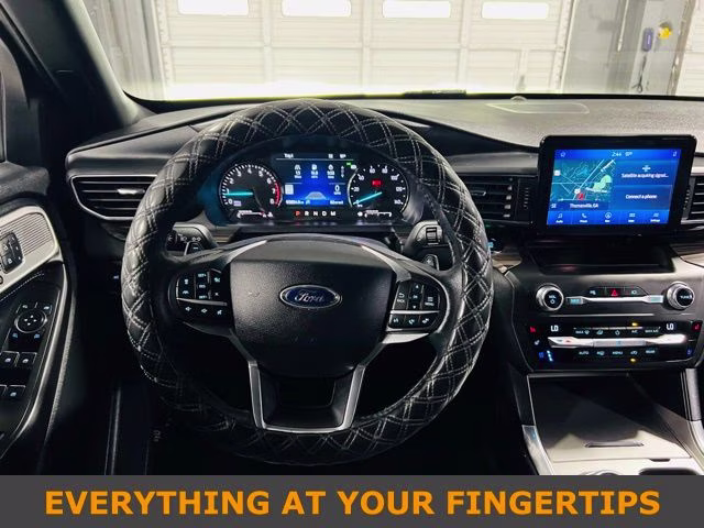 2020 Black Metallic Ford Explorer Limited RWD SUV