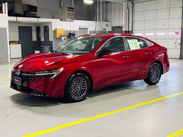 2026 Scarlet Ember Tintcoat Nissan Sentra SV FWD Sedan