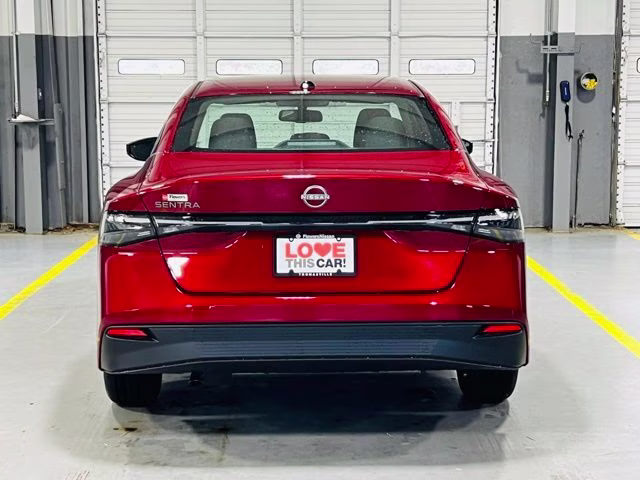 2026 Scarlet Ember Tintcoat Nissan Sentra SV FWD Sedan