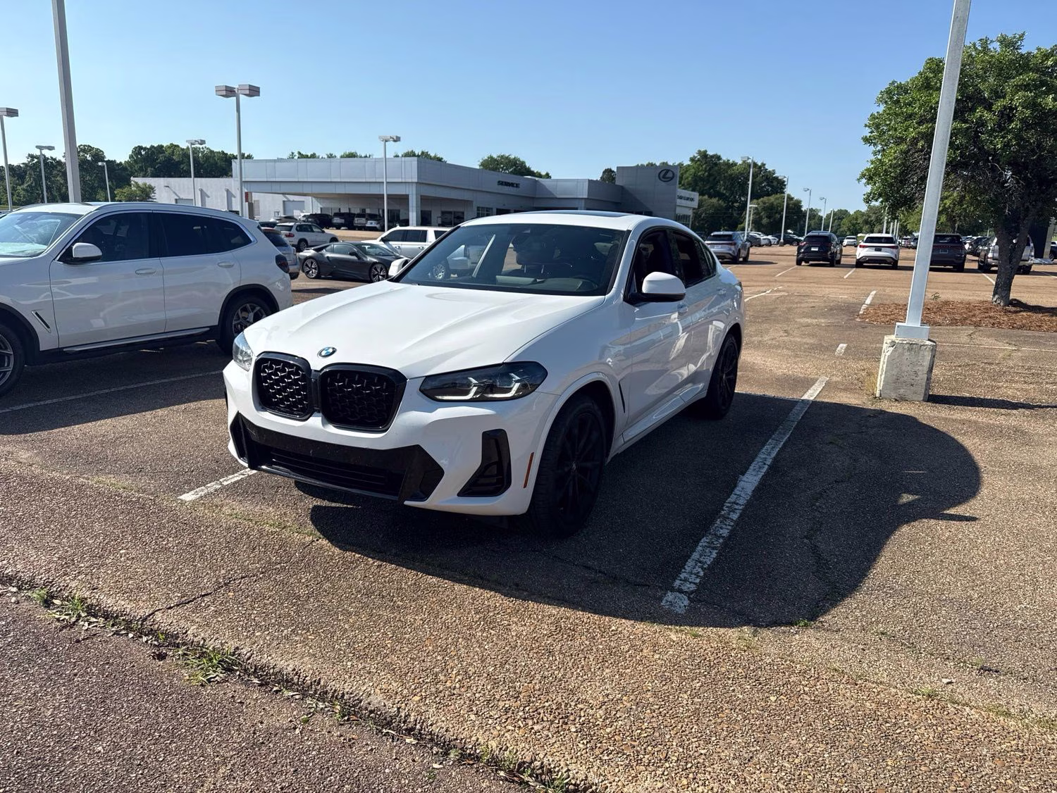 2023 Alpine White BMW X4 xDrive30i AWD SUV
