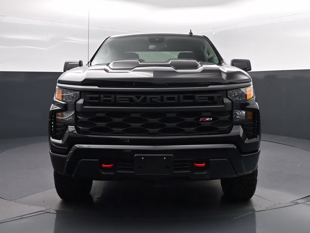 2026 Black Chevrolet Silverado 1500 Custom Trail Boss 4X4 Truck