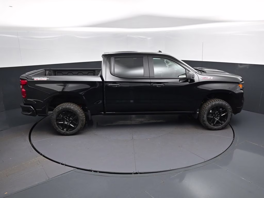 2026 Black Chevrolet Silverado 1500 Custom Trail Boss 4X4 Truck