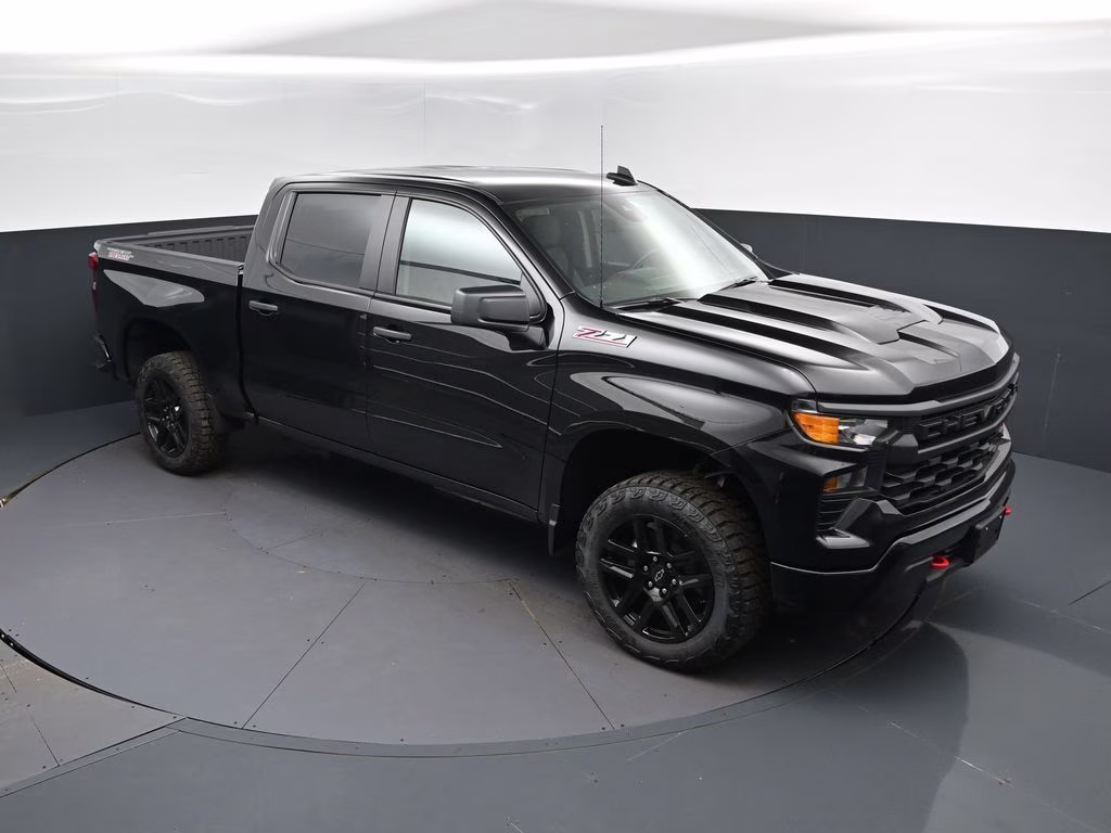 2026 Black Chevrolet Silverado 1500 Custom Trail Boss 4X4 Truck
