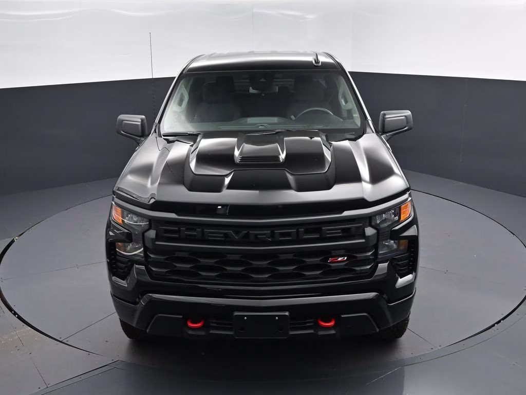 2026 Black Chevrolet Silverado 1500 Custom Trail Boss 4X4 Truck