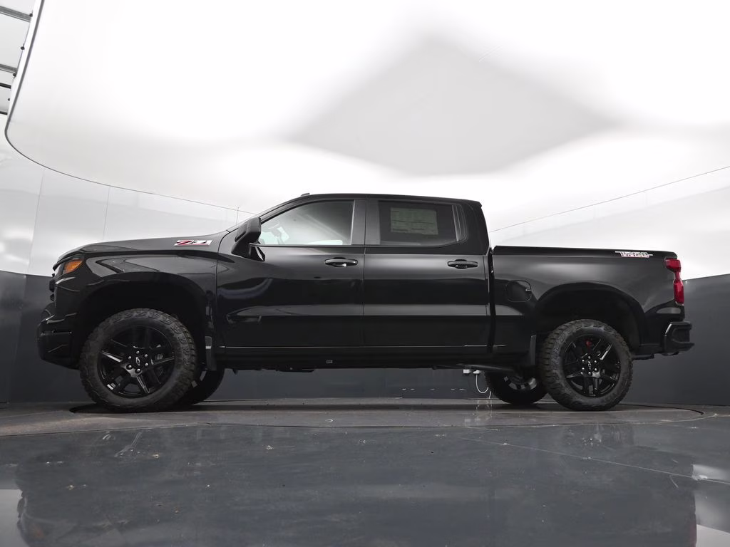 2026 Black Chevrolet Silverado 1500 Custom Trail Boss 4X4 Truck