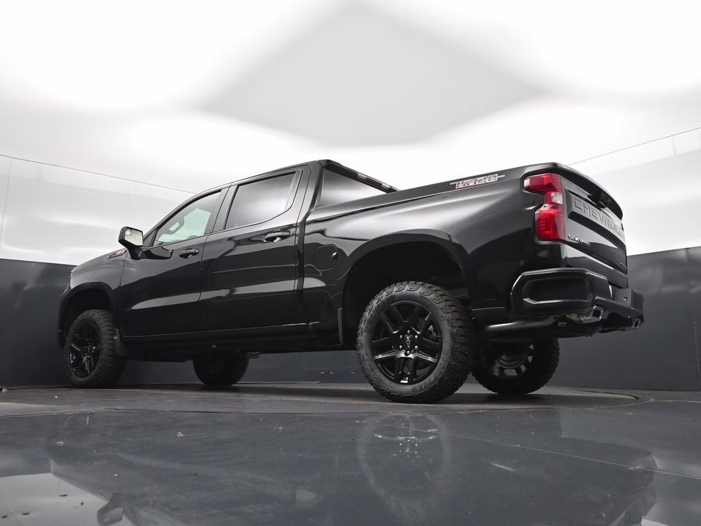 2026 Black Chevrolet Silverado 1500 Custom Trail Boss 4X4 Truck