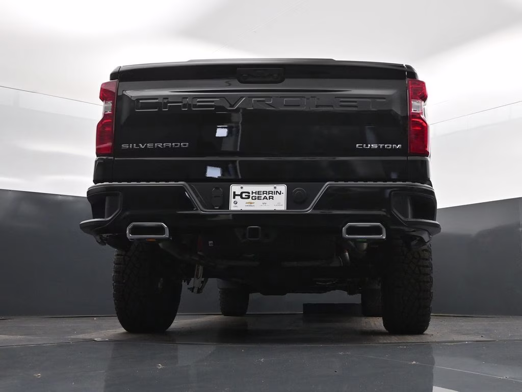 2026 Black Chevrolet Silverado 1500 Custom Trail Boss 4X4 Truck