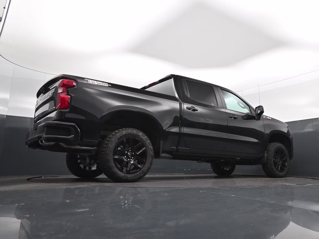 2026 Black Chevrolet Silverado 1500 Custom Trail Boss 4X4 Truck