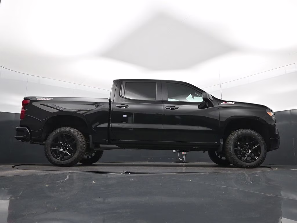 2026 Black Chevrolet Silverado 1500 Custom Trail Boss 4X4 Truck