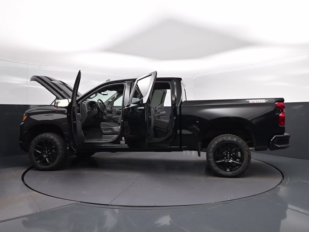 2026 Black Chevrolet Silverado 1500 Custom Trail Boss 4X4 Truck