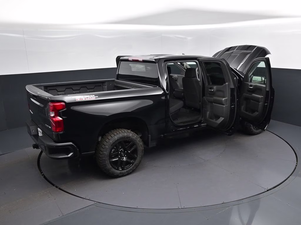 2026 Black Chevrolet Silverado 1500 Custom Trail Boss 4X4 Truck