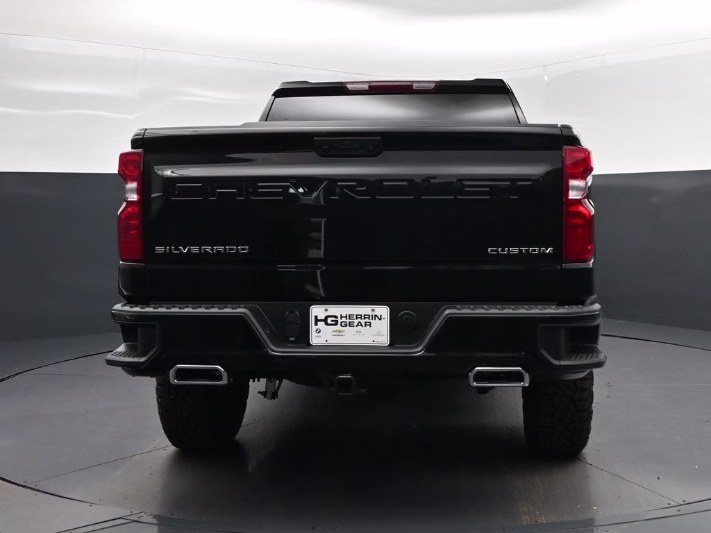 2026 Black Chevrolet Silverado 1500 Custom Trail Boss 4X4 Truck