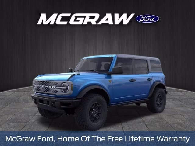 2026 Blue Metallic Ford Bronco Badlands 4X4 SUV