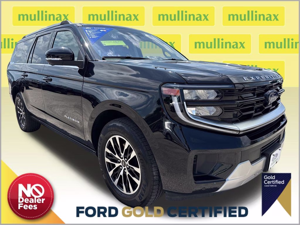 2025 Agate Black Metallic Ford Expedition Max Platinum 4X4 SUV