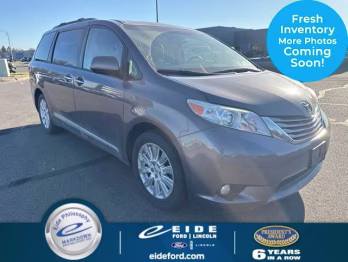 2015 Predawn Gray Mica Toyota Sienna XLE AWD Van