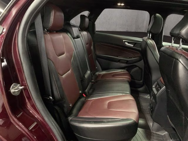 2020 Burgundy Ford Edge Titanium AWD SUV