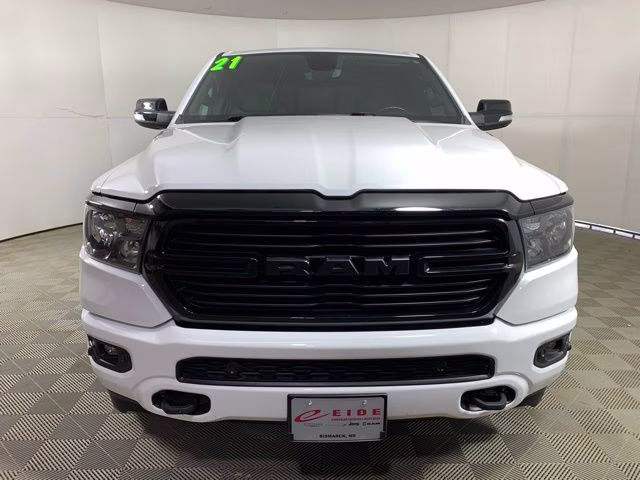 2021 Bright White Clearcoat Ram 1500 Big Horn 4X4 Truck