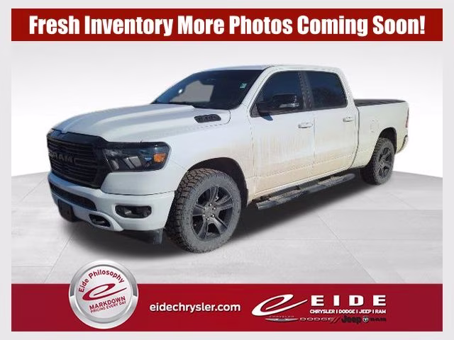 2021 Bright White Clearcoat Ram 1500 Big Horn 4X4 Truck