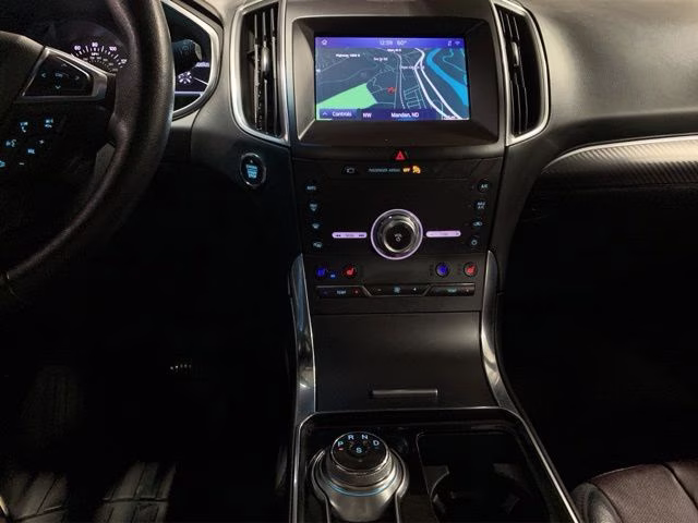 2020 Burgundy Ford Edge Titanium AWD SUV