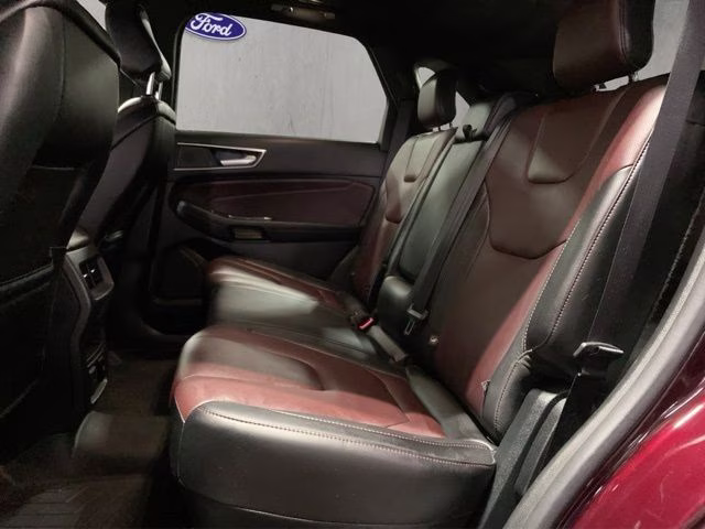2020 Burgundy Ford Edge Titanium AWD SUV
