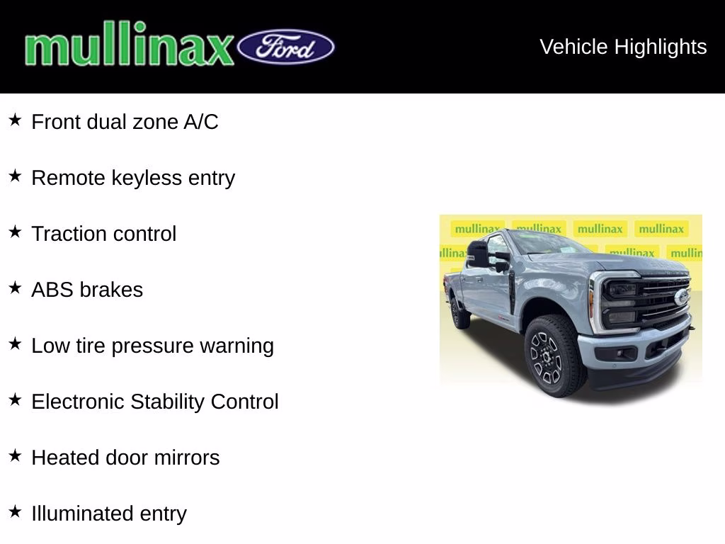 2026 Glacier Gray Metallic Tri-Coat Ford Super Duty F-250 SRW Platinum 4X4 Truck