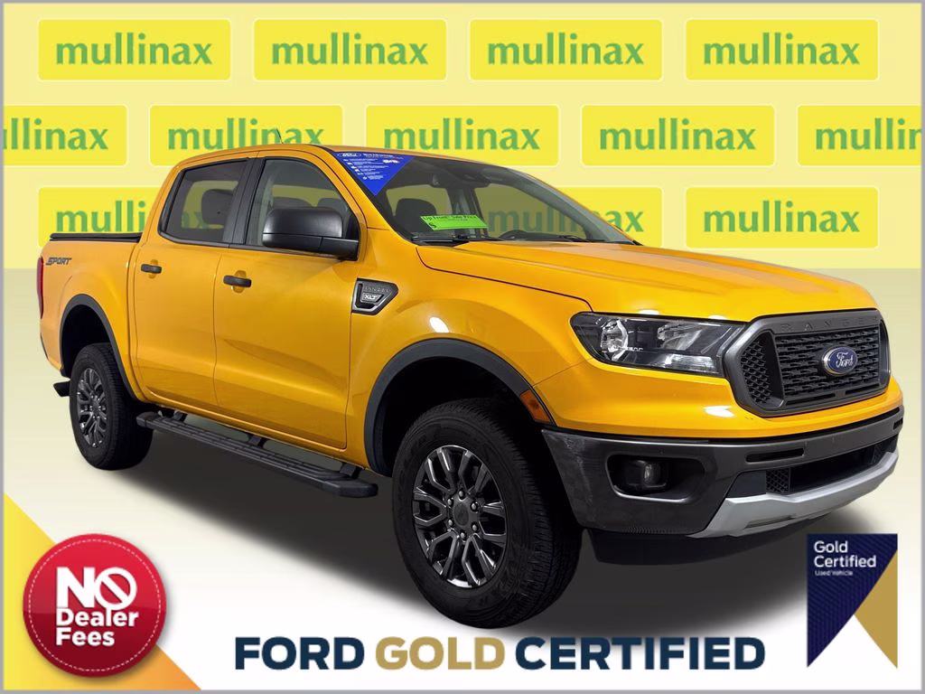 2021 Cyber Orange Metallic Tricoat Ford Ranger XLT RWD Truck