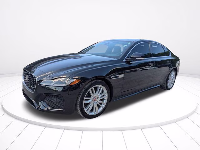 2022 Santorini Black Metallic Jaguar XF R-Dynamic SE AWD Sedan