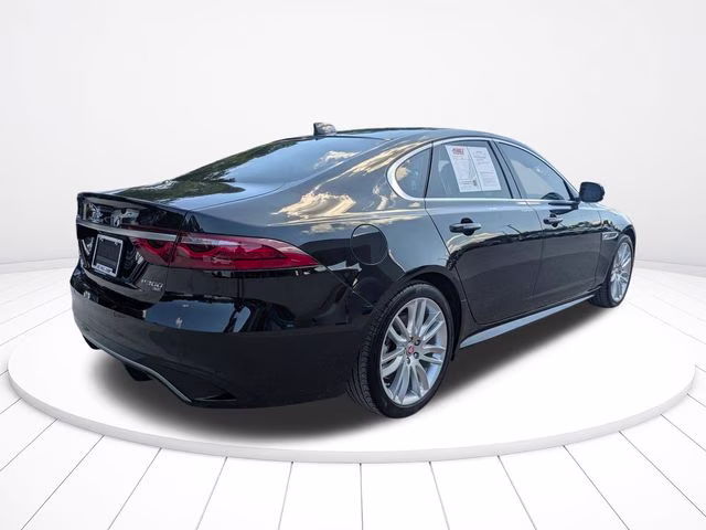 2022 Santorini Black Metallic Jaguar XF R-Dynamic SE AWD Sedan