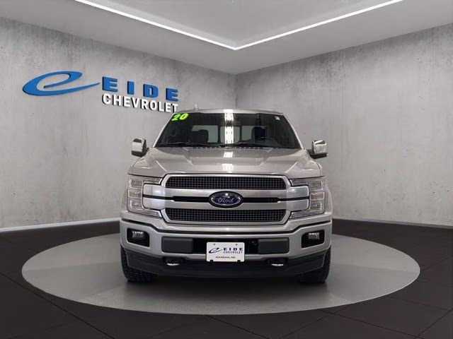 2020 Silver Metallic Ford F-150 Platinum 4X4 Truck
